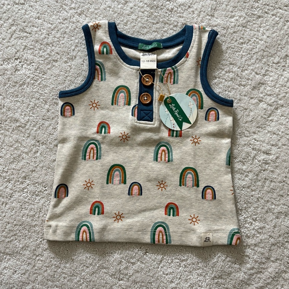 Little Road Co. Rainbow Tank - Size 12-18 months NEW!